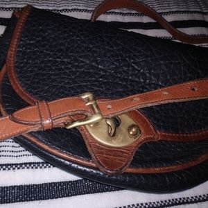 Black Dooney and Burke crossbody Super distressed